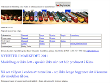 Tablet Screenshot of modelltog.com